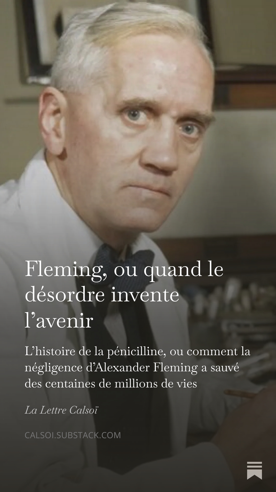 Quand le désordre invente l'avenir